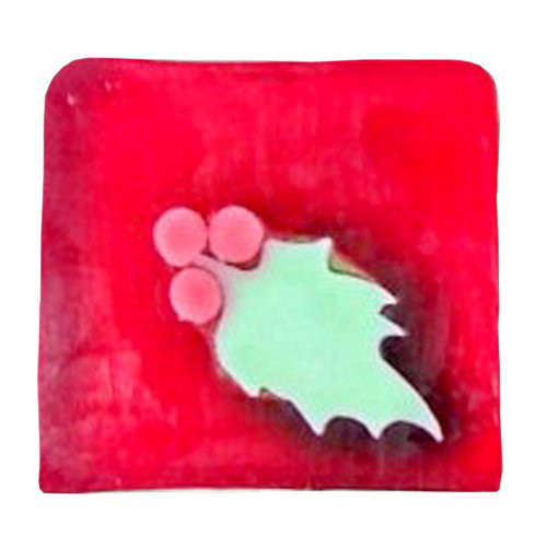 Handgemachte Seife Weihnachtsseife "Stechpalmenblatt"